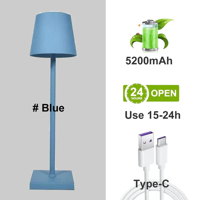 Aluminum Alloy Desk Lamp Rechargeable