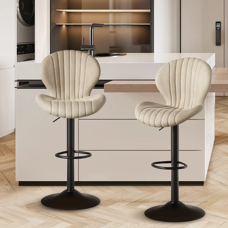 Backrest Bar Stools Luxury