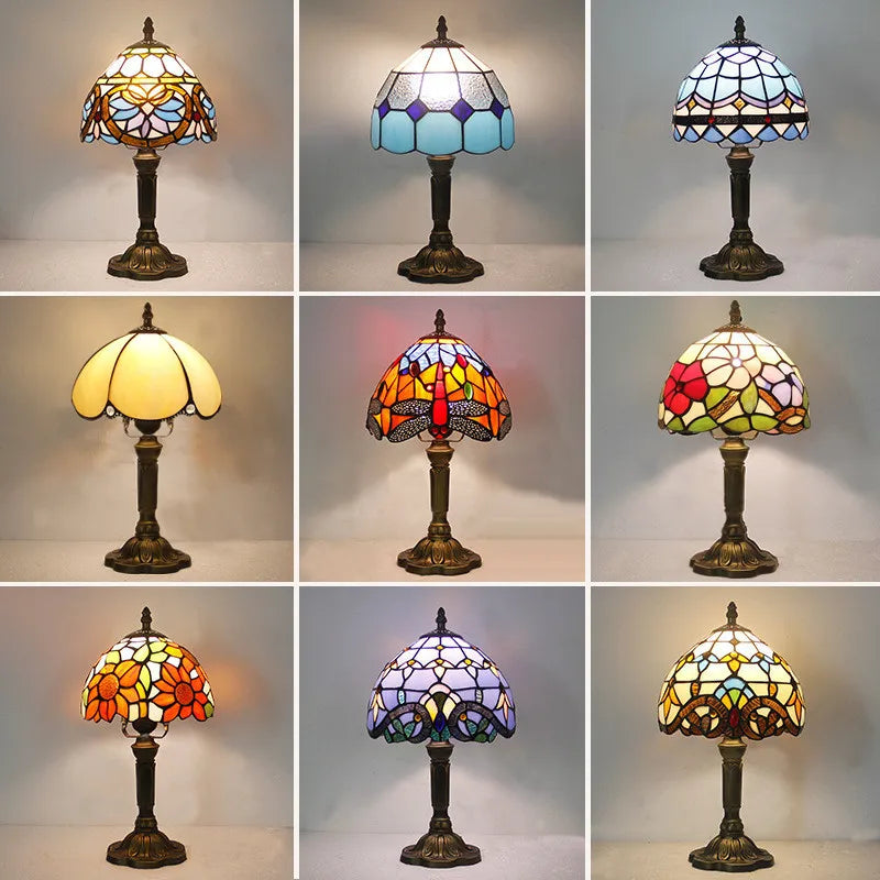 Retro Tiffany Table Lamp