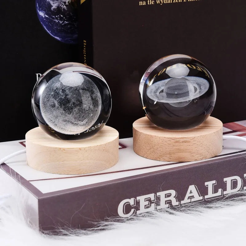 6cm spherical 3d decorative lamp