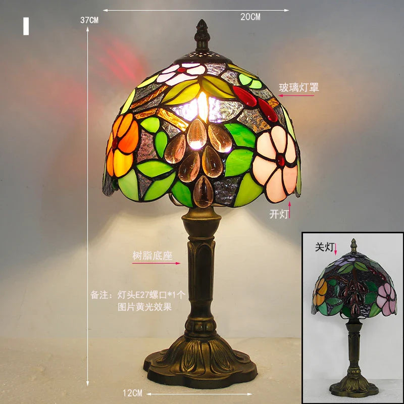 Retro Tiffany Table Lamp