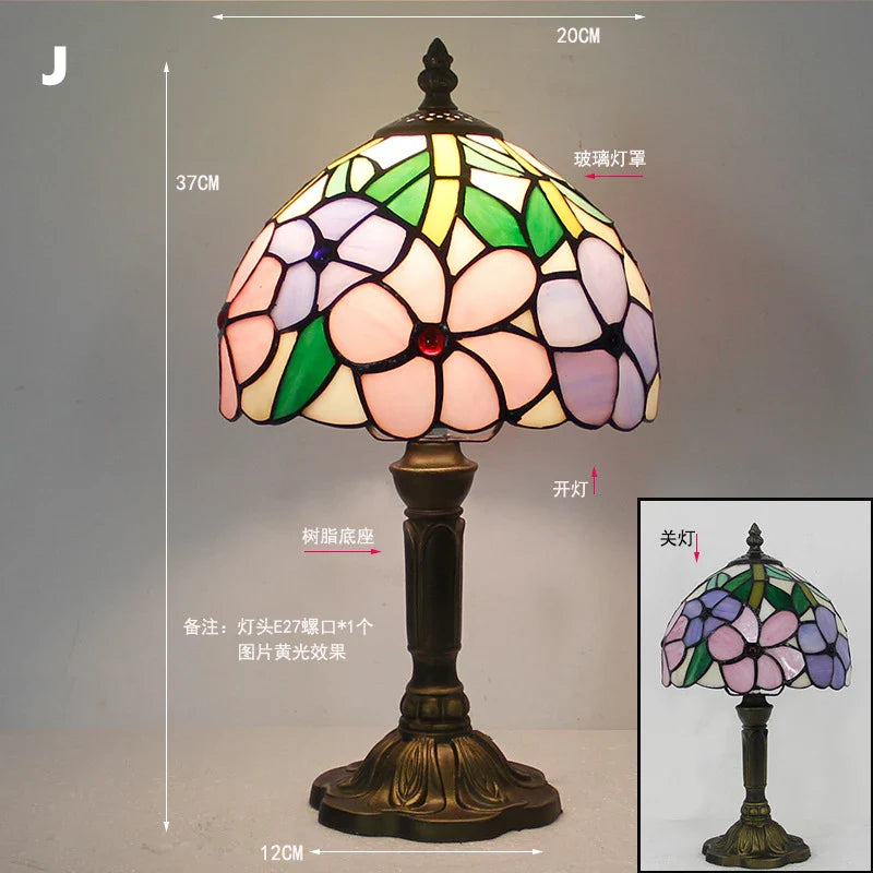 Retro Tiffany Table Lamp