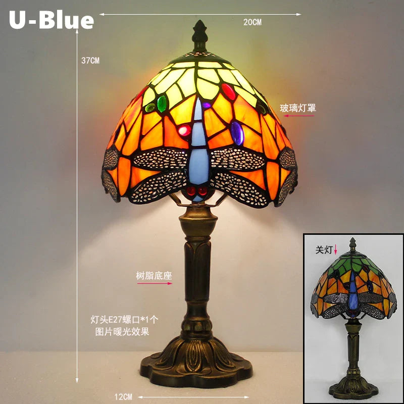 Retro Tiffany Table Lamp