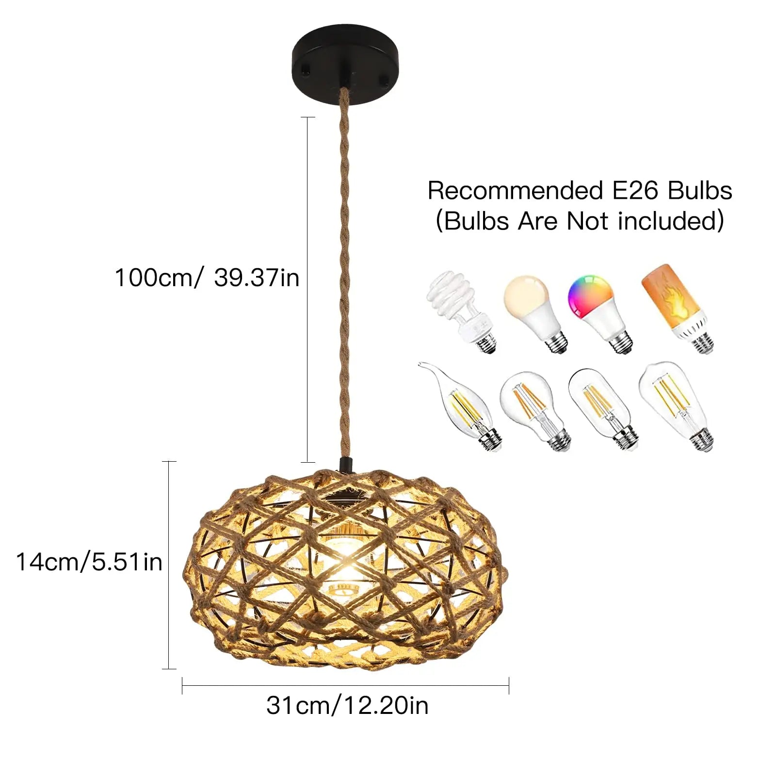 Woven Pendant Light