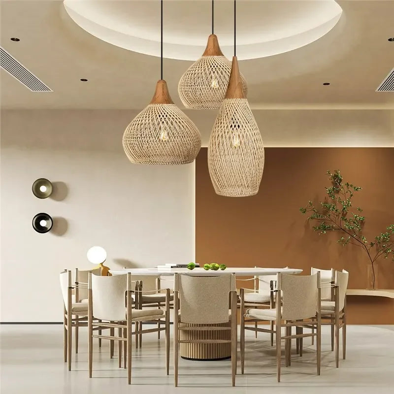 Chinese Retro Hot Pot Pendant Lamp