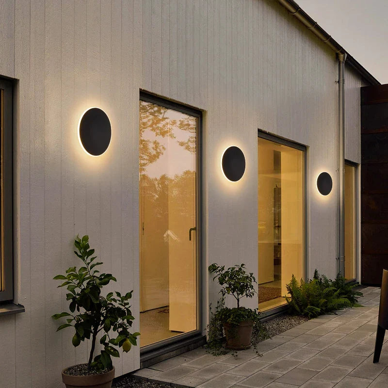 LED Up Down Wall Light in Black or White