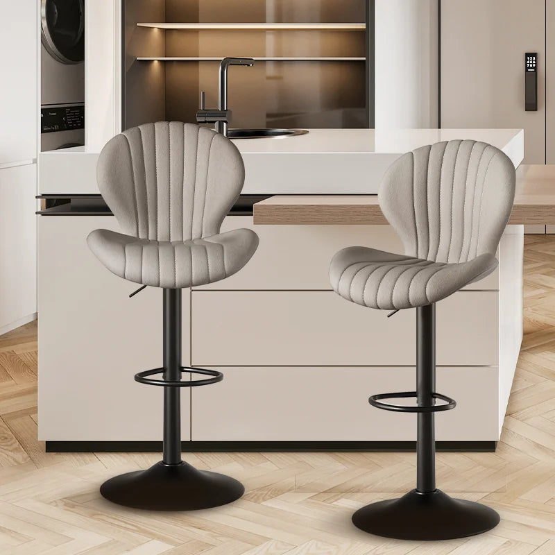 Backrest Bar Stools Luxury