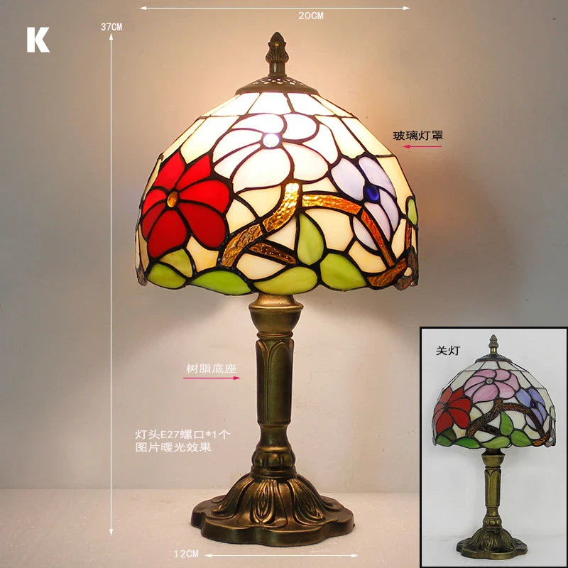 Retro Tiffany Table Lamp