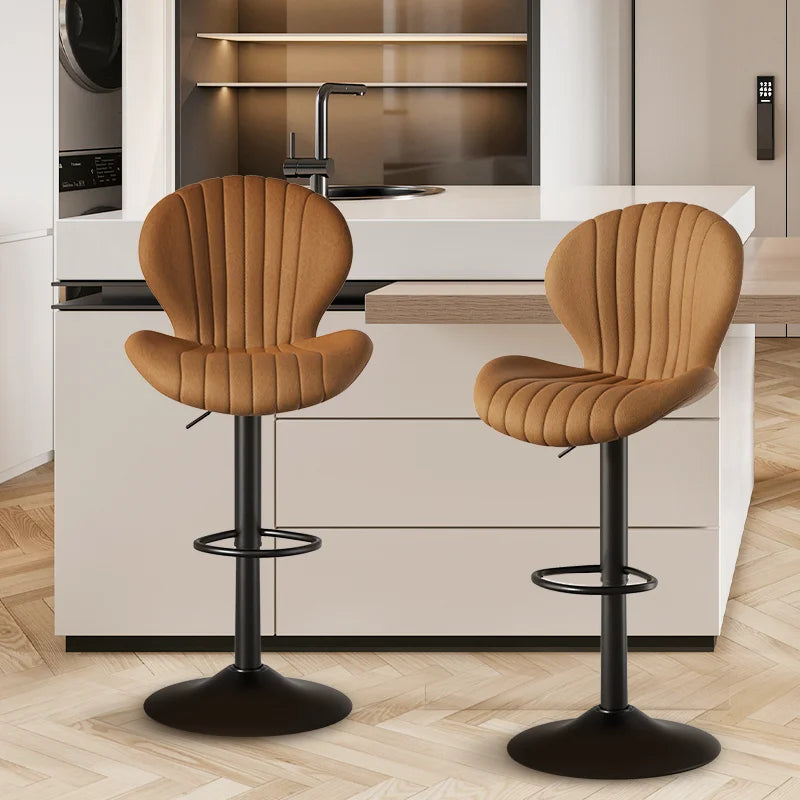 Backrest Bar Stools Luxury