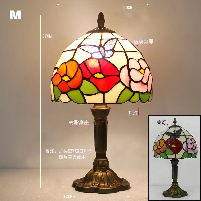 Retro Tiffany Table Lamp