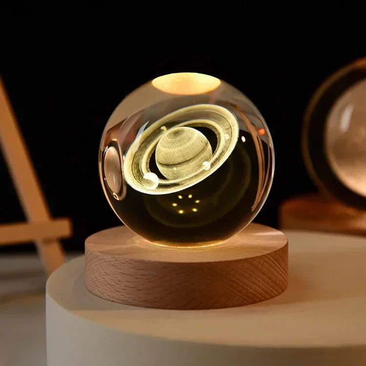 6cm spherical 3d decorative lamp