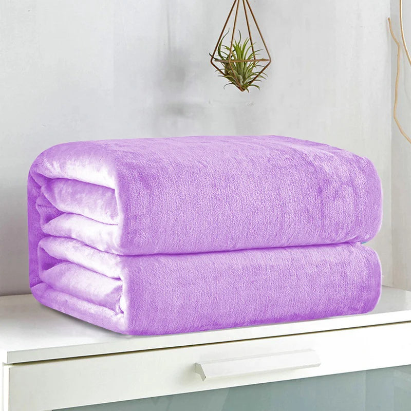 Ultra-Soft Thickened Cloud Mink Velvet Blanket