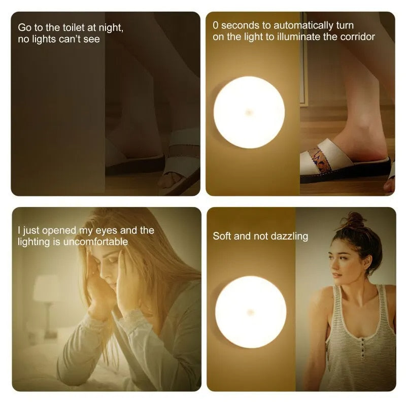 Wireless Magnetic Emergency LED Light - USB Charging