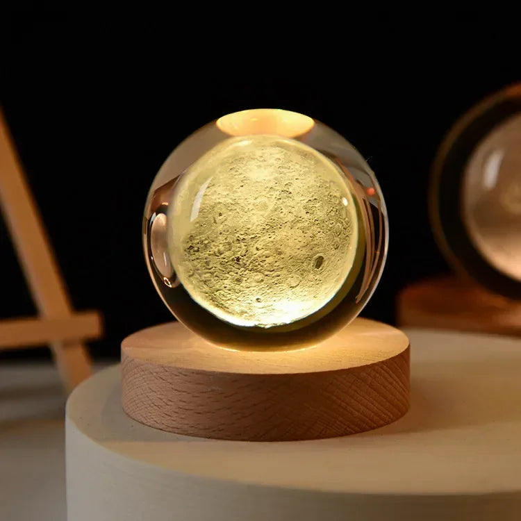 6cm spherical 3d decorative lamp