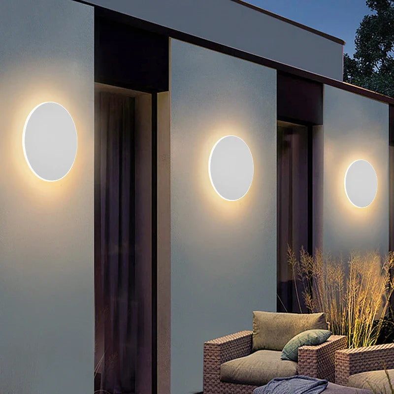 LED Up Down Wall Light in Black or White